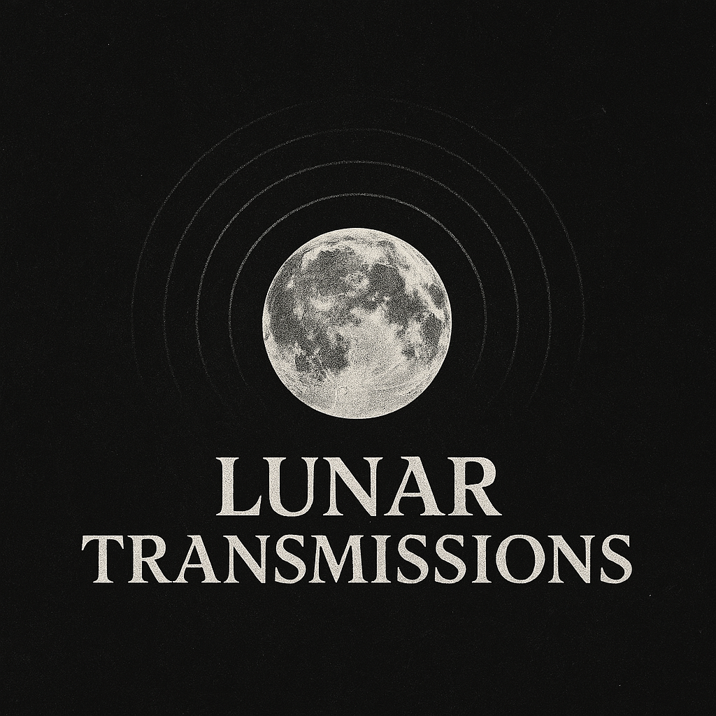 Moon glyphs and glow elements